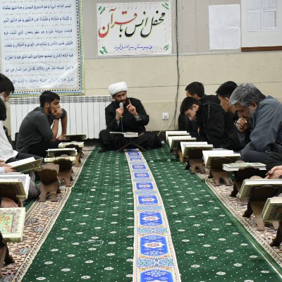 محفل قرآن و سفره افطار